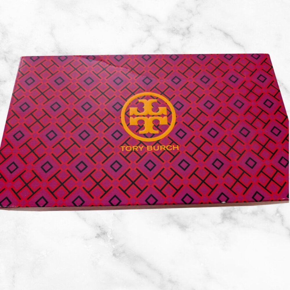 TORY BURCH | Double T Sport Slide Sandals in Red | Women’s 8.5 Slip-On - Picture 13 of 14